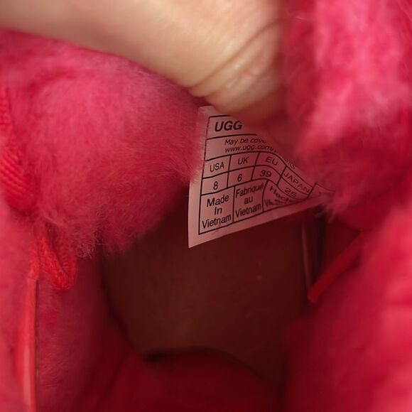 UGG Women's Neumel Boots Pink Glow USA Women Size 8//UK 6/EU 39 - Picture 10 of 12